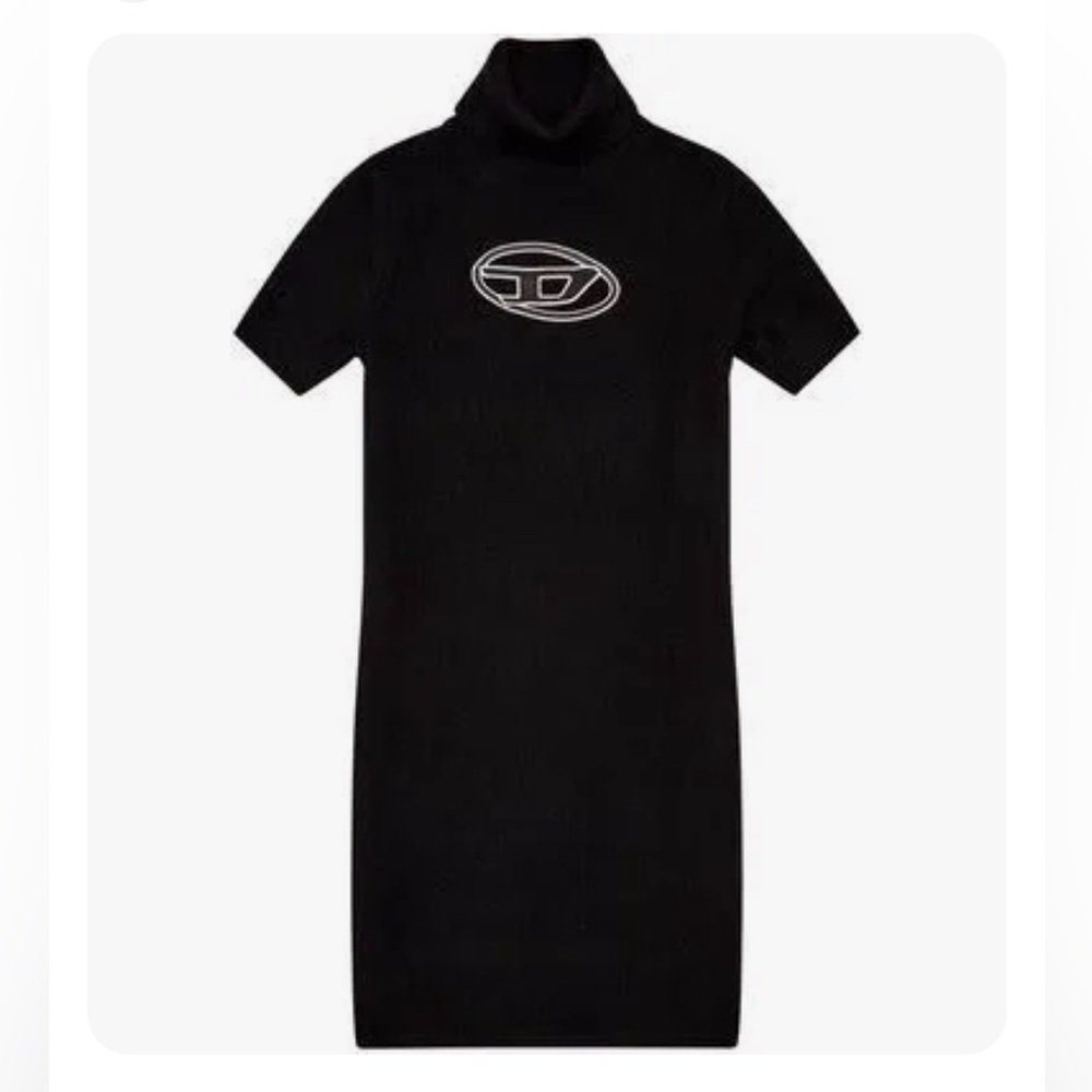 DIESEL Medium Black knit dress